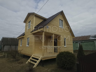 Каркасный дом 6x9 с террасой