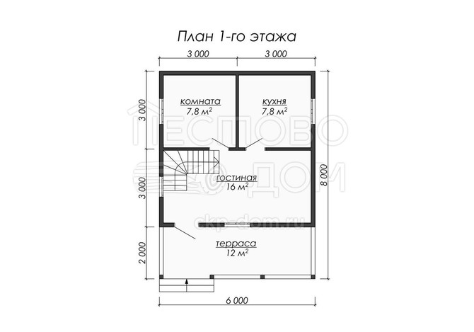 Проект каркасного дома «ДК010»