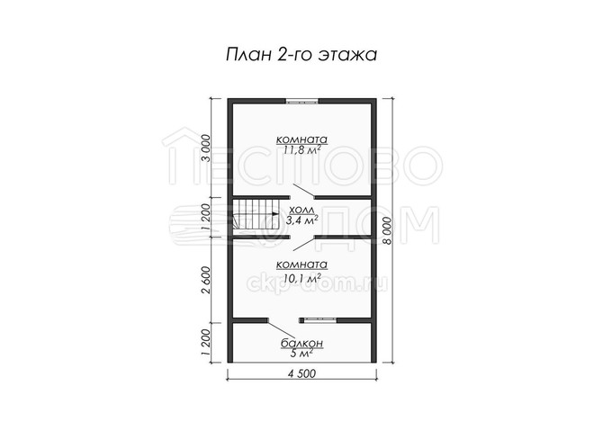 Проект каркасного дома «ДК010»