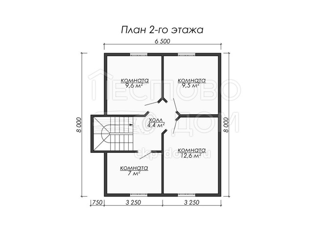 Проект каркасного дома «ДК040»