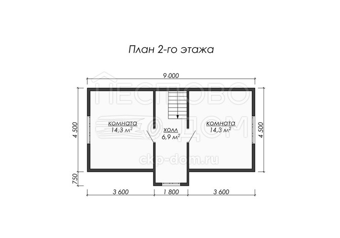 Проект каркасного дома «ДК061»