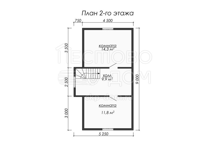 Проект каркасного дома «ДК063»