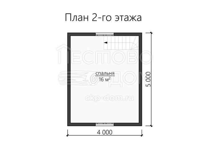 Проект каркасного дома «ДК100»