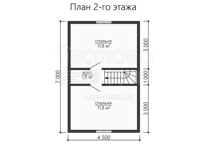 Проект каркасного дома «ДК152»