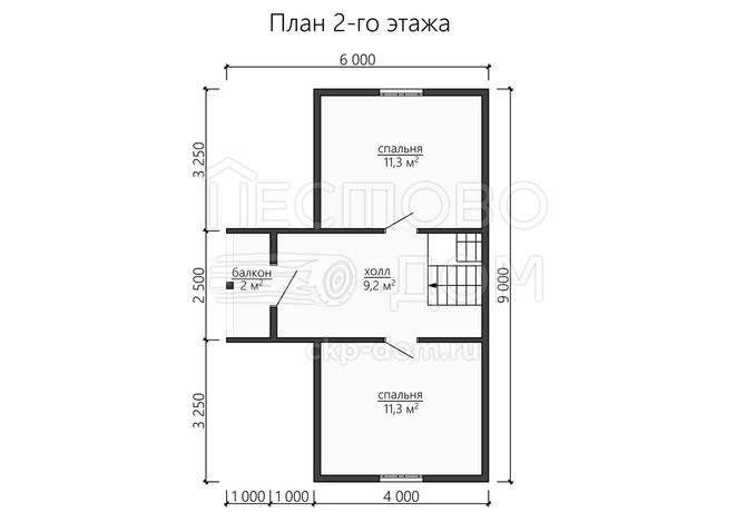 Проект каркасного дома «ДК154»