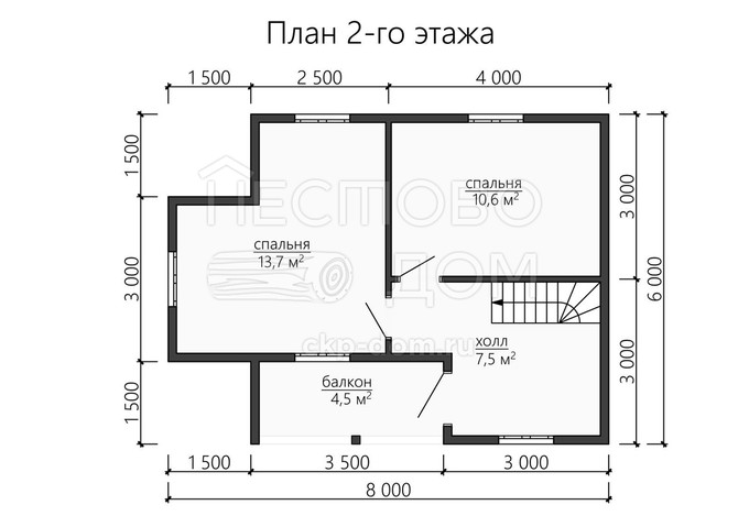 Проект каркасного дома «ДК156»