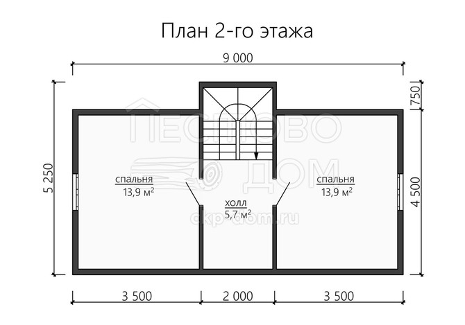 Проект каркасного дома «ДК172»