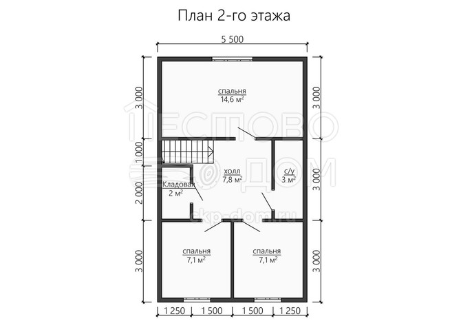 Проект каркасного дома «ДК178»