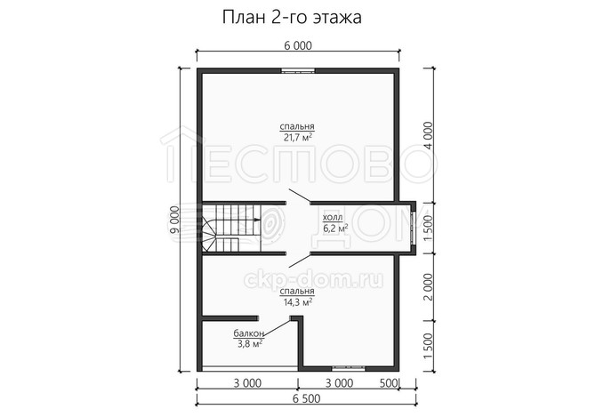 Проект каркасного дома «ДК179»