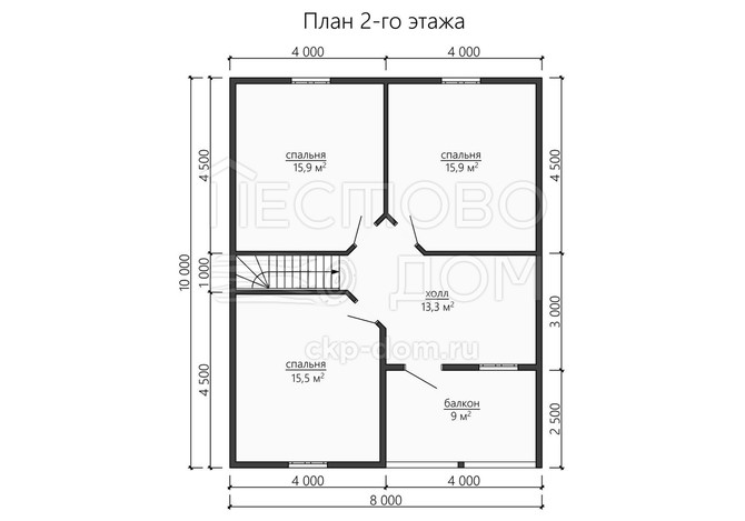 Проект каркасного дома «ДК188»