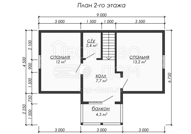 Проект каркасного дома «ДК236»