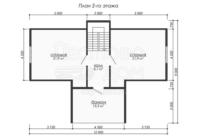 Проект каркасного дома «ДК256»