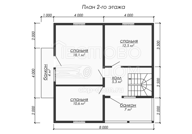 Проект каркасного дома «ДК266»