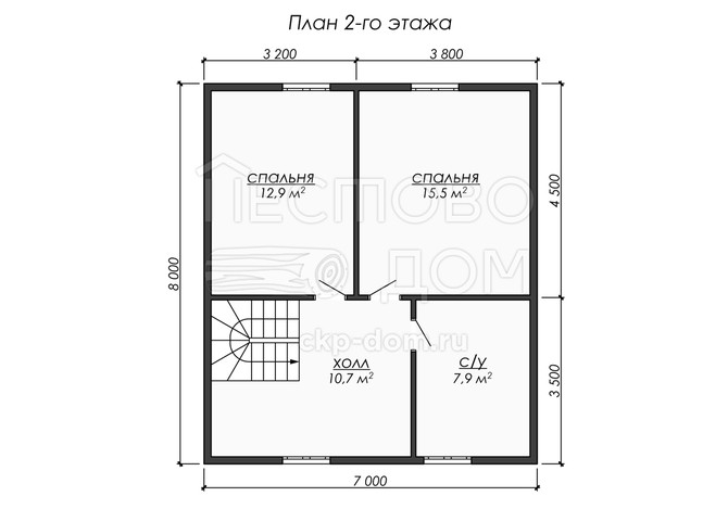 Проект каркасного дома «ДК270»