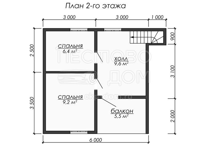 Проект каркасного дома «ДК289»