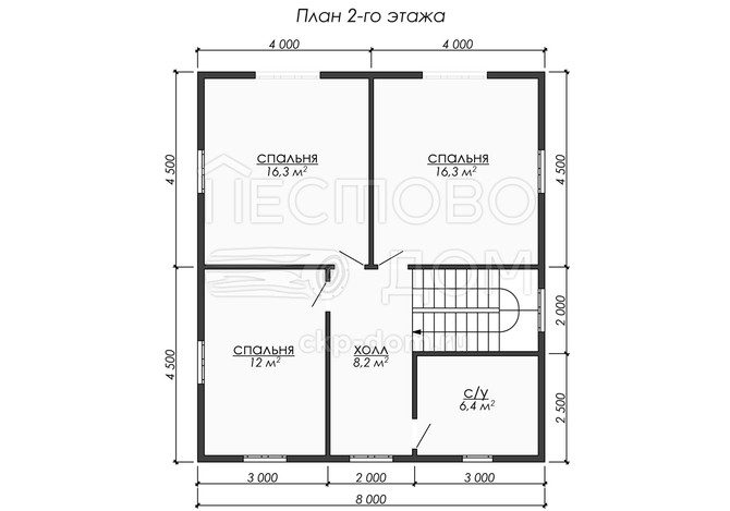 Проект каркасного дома «ДК297»