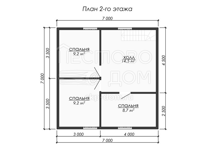 Проект каркасного дома «ДК298»