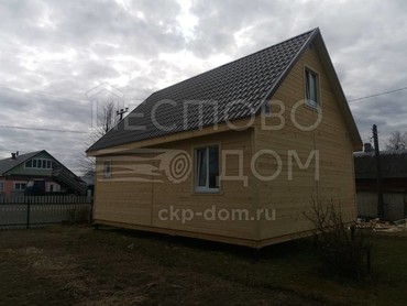 Каркасный дом 6x9 с террасой