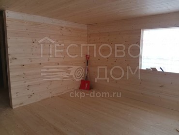 Каркасный дом 10x8 с террасой 4х1.5