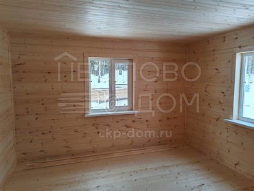 Каркасный дом 10x8 с террасой 4х1.5