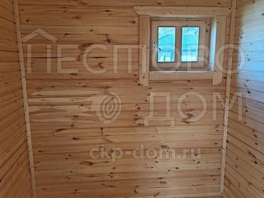 Каркасный дом 6x6 и терраса 6х3