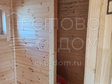 Каркасный дом 6x6 и терраса 6х3